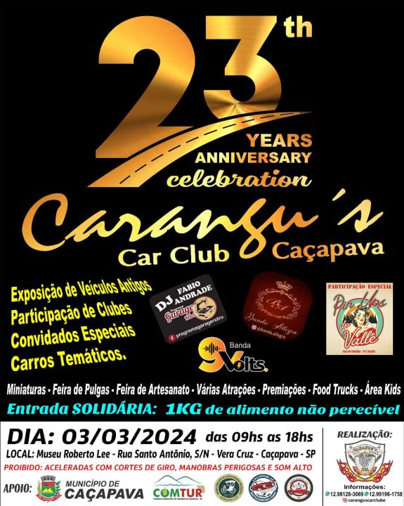 Museu Roberto Lee, em Caçapava, recebe programação especial de carros antigos neste domingo