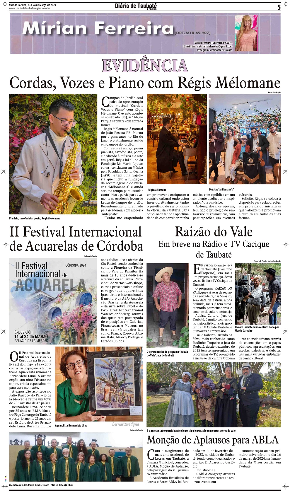 Evidência – Cordas, Vozes e Piano com Régis Mélomane