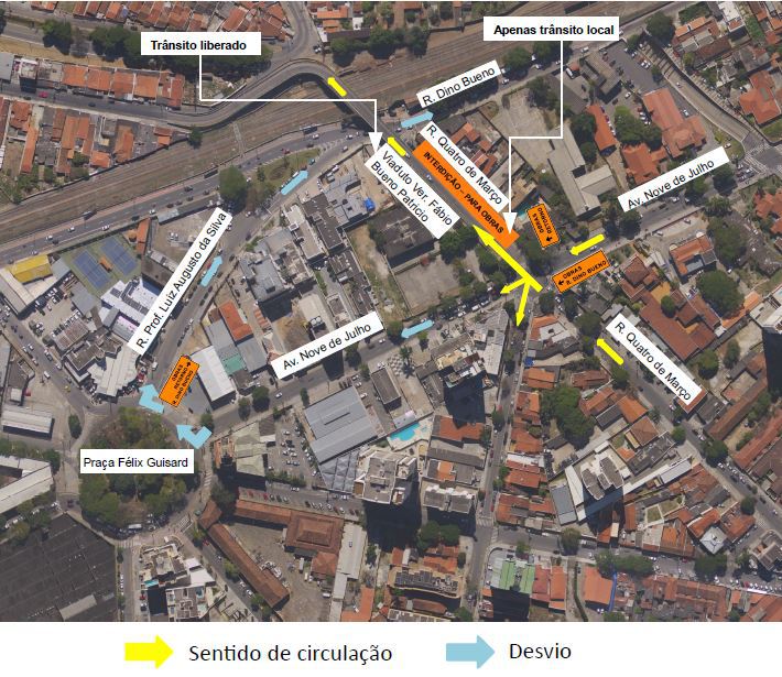 Prefeitura de Taubaté inicia obras de recuperação do viaduto torto