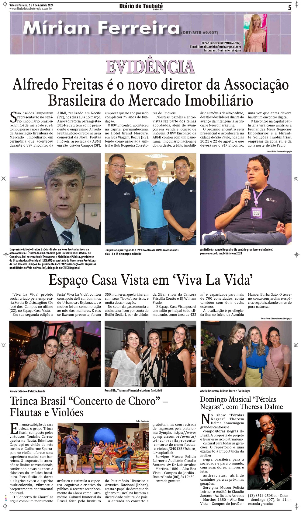 Evidência – Alfredo Freitas é o novo diretor da Associação Brasileira do Mercado Imobiliário