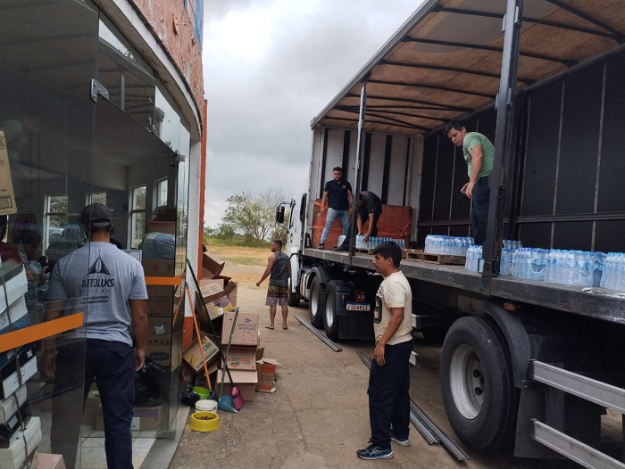 Encerradas doações para Canoas; Taubaté contribuiu com 350 toneladas
