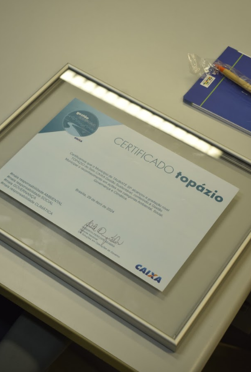Taubaté recebe selo Caixa Gestão Sustentável