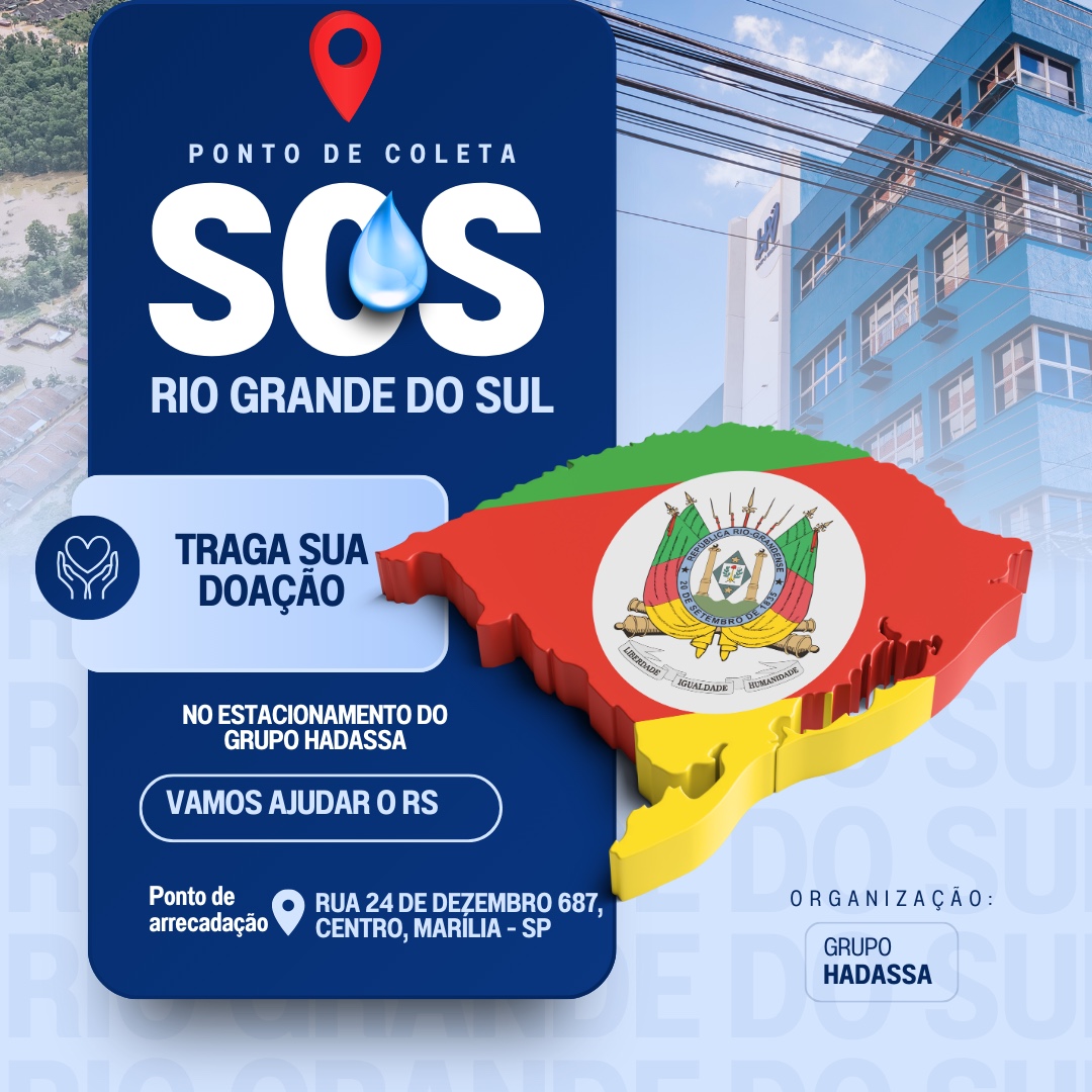 Campanha solidária da Hadassa inicia mega-arrecadação e vira ponto de coleta