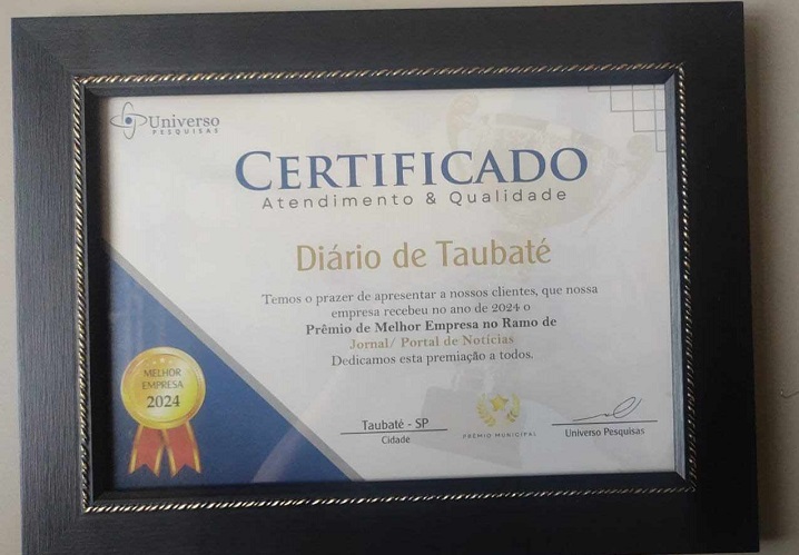 Universo Pesquisas divulga empresas destaques de 2024 em Taubaté