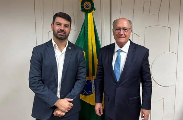 Prefeito de Taubaté, Sérgio Victor, se reúne com Geraldo Alckmin