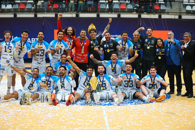 Campeão continental pela nona vez, Taubaté Handebol reforça hegemonia e vai de novo ao Mundial de Clubes