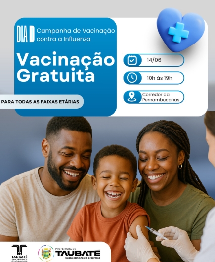 Dia D: Taubaté Shopping promove vacinação gratuita contra Influenza neste sábado