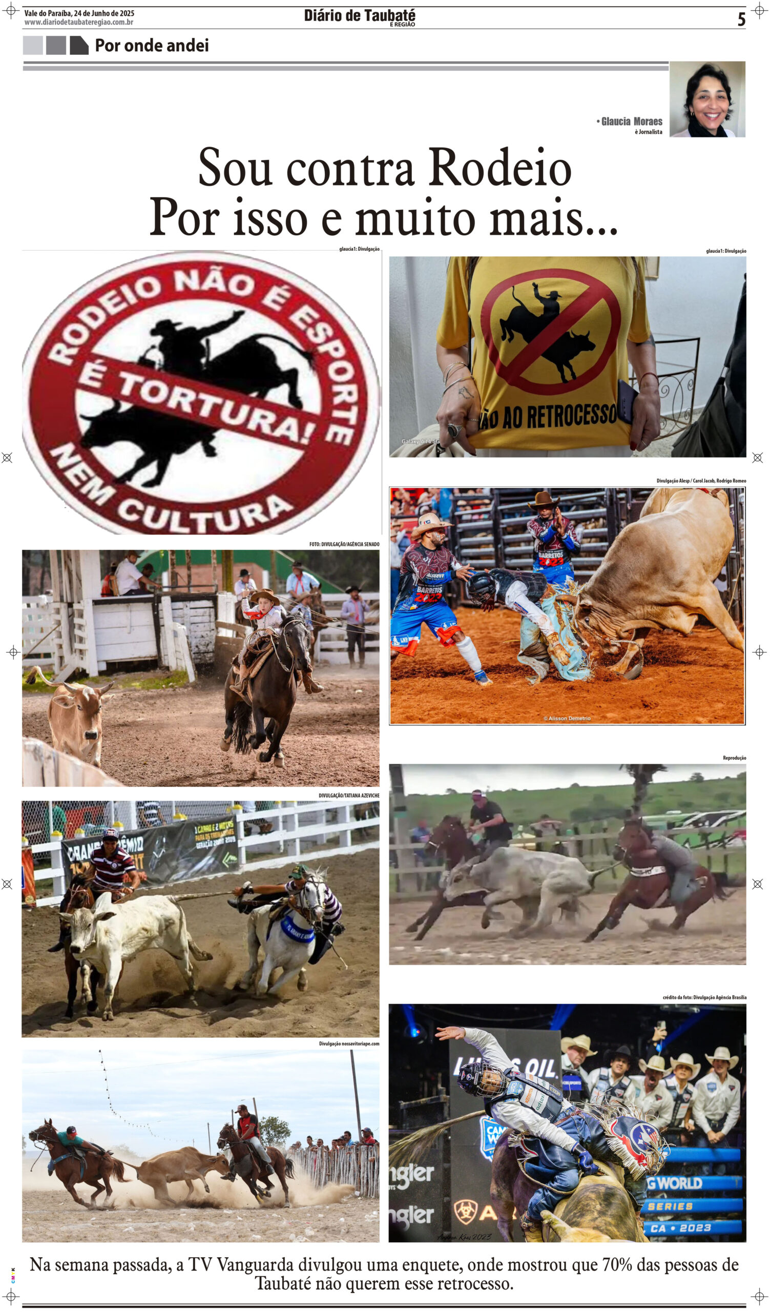 Por onde andei – Sou contra Rodeio