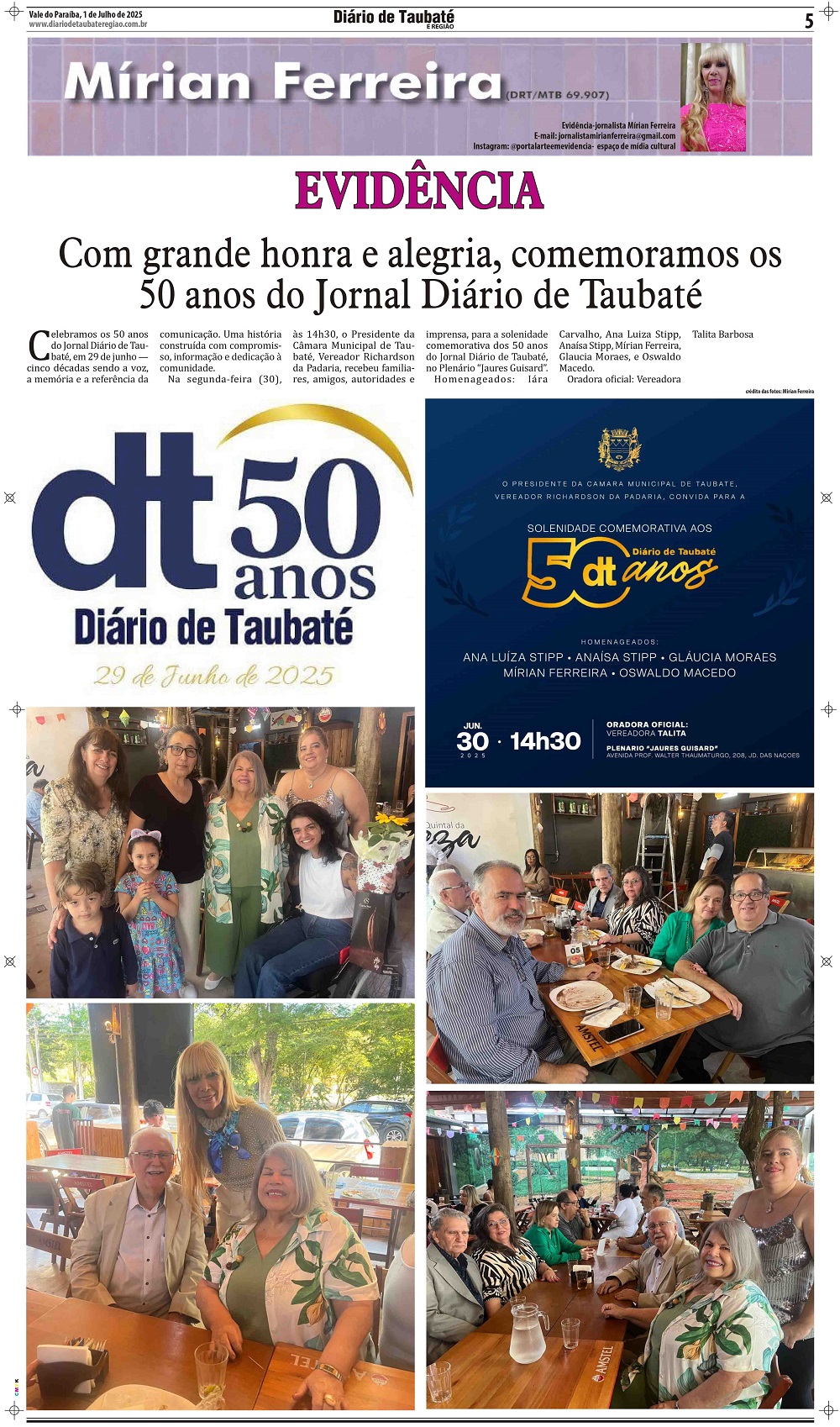 Evidência – Junho é um mês de festa!