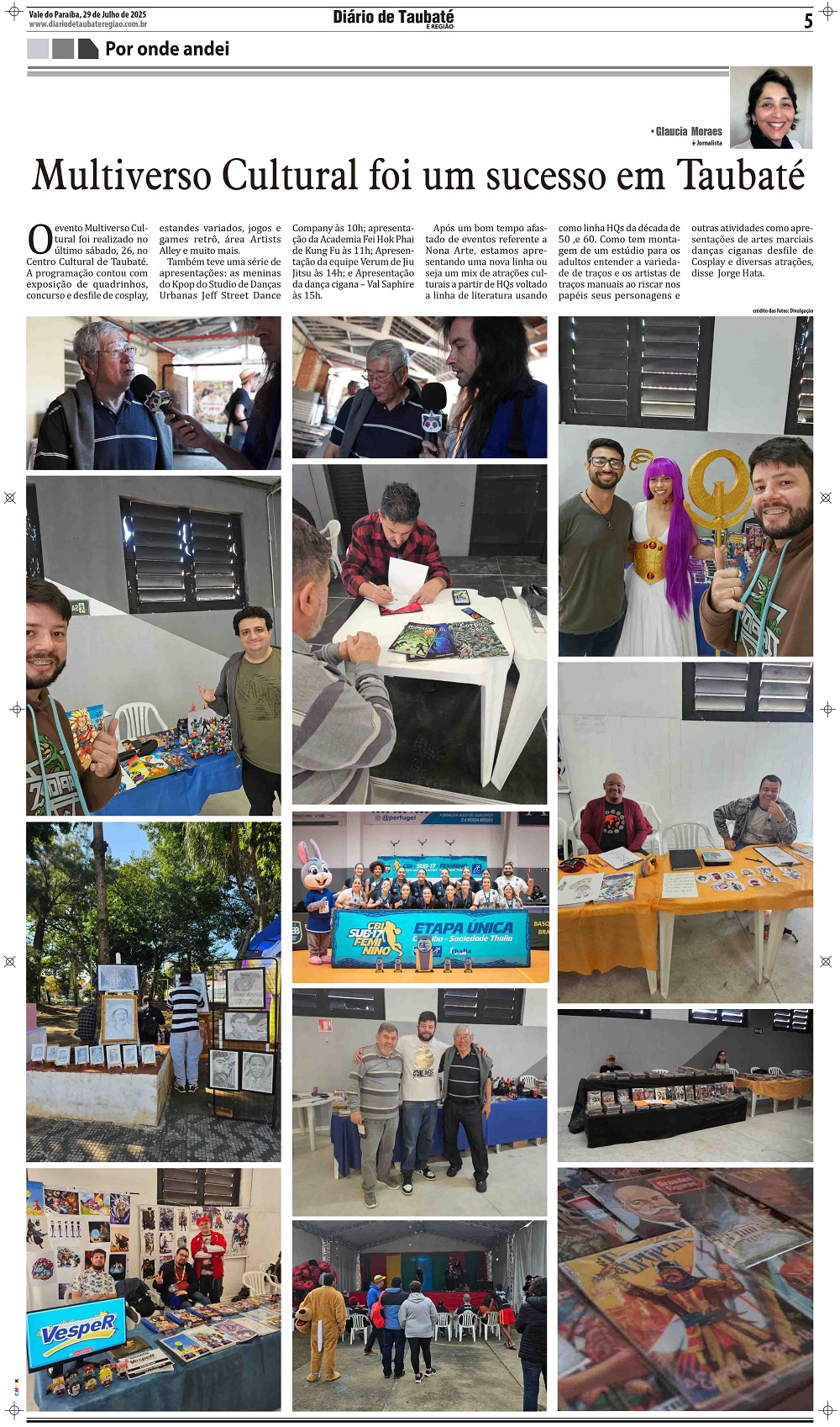 Por onde andei – Multiverso Cultural foi um sucesso em Taubaté