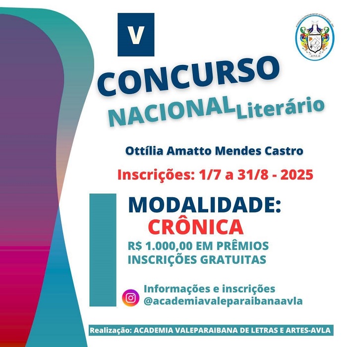 Vale Saber! – Academia lança Concurso Literário Nacional de crônica