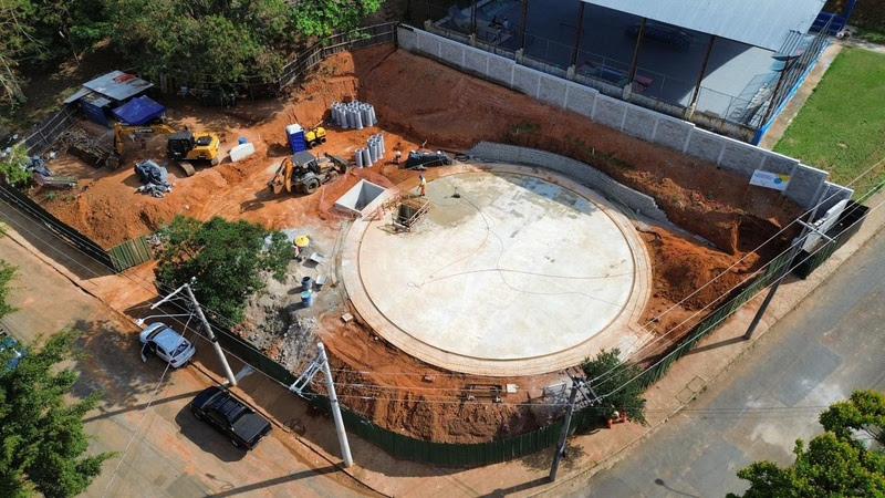 Sabesp avança em 11 frentes de obras para fortalecer o abastecimento de água em Taubaté e Tremembé