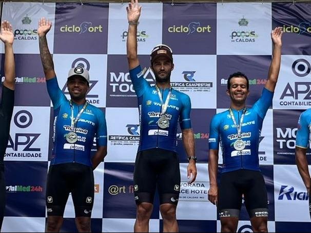 Ciclismo de Taubaté conquista pódio completo em prova tradicional em Minas Gerais