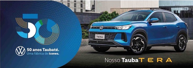 Fábrica da Volkswagen em Taubaté celebra 50 anos com carros icônicos