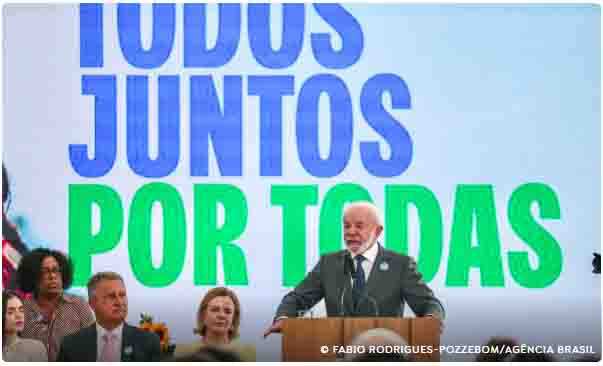 Lula defende que luta contra feminicídio deve ser sobretudo dos homens