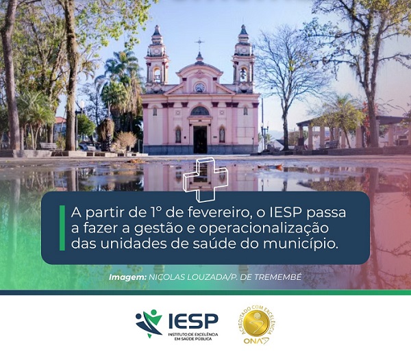 IESP assume gestão de Unidades de Saúde em Tremembé
