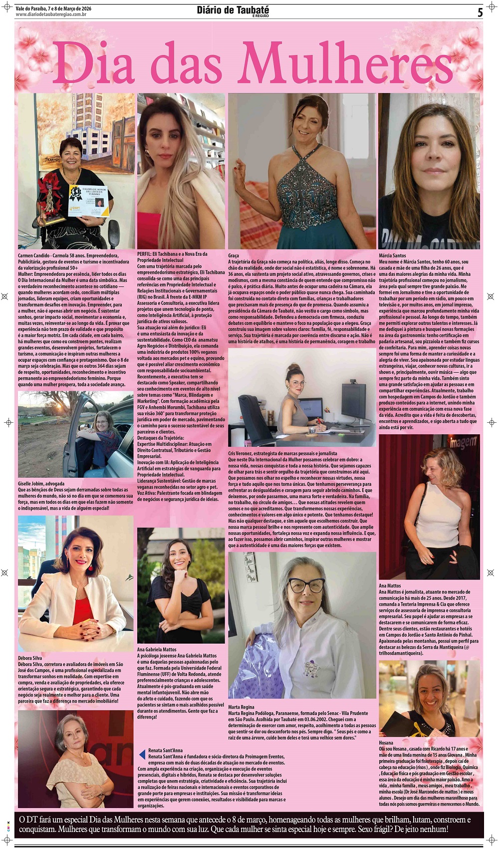 Especial Dia das Mulheres