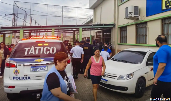 Adolescente invade escola e mata duas funcionárias a tiros no Acre