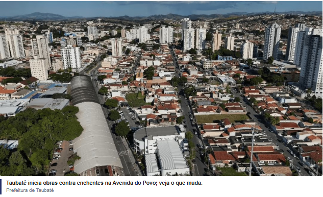 Chuva adia início de obras na Avenida do Povo