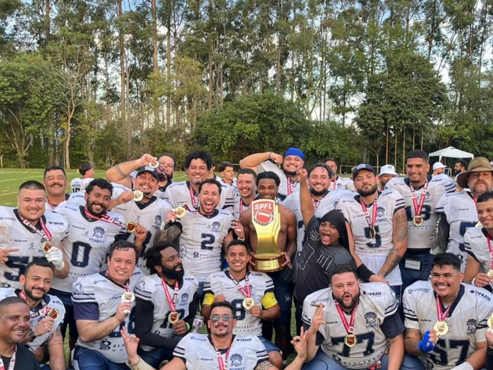 Taubaté conquista título estadual no futebol americano e garante acesso à elite paulista