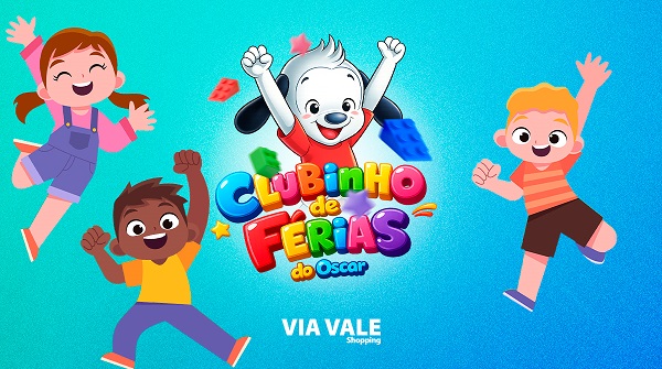 Férias de julho é no Via Vale Shopping: um mês inteiro de diversão gratuita para toda a família