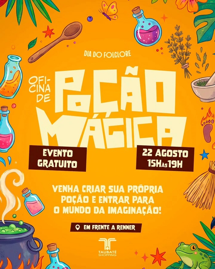 Dia do Folclore ganha fim de semana especial no Taubaté Shopping