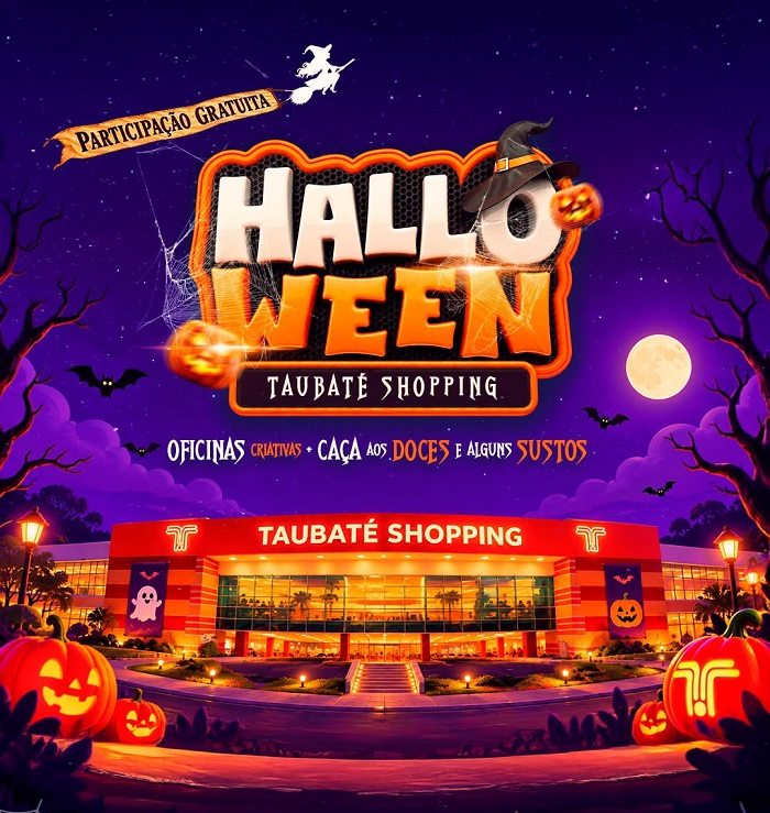 Domingo Encantado entra no clima de Halloween com show da Wandinha no Taubaté Shopping
